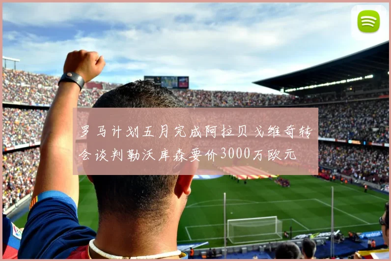 罗马计划五月完成阿拉贝戈维奇转会谈判勒沃库森要价3000万欧元